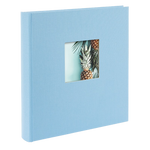 Album 27.729 Bella Vista 60pg/WH Sky blue Goldbuch
