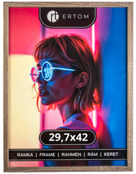 ALPINA 29,7x42 RAMKA Dąb Antyczny