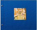 Album 26.895 Bella Vista 40PG/WH błękitny Goldbuch