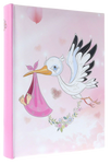 B35200 9x13/200 STORK LOVE ALBUM PINK