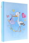 B35200 9x13/200 STORK LOVE ALBUM BLUE