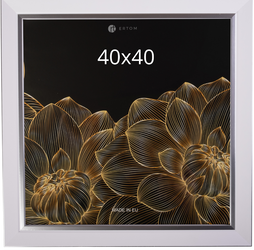 GLORIA 40x40 Ramka biała-00