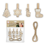 LK39B Wood Brown Clips