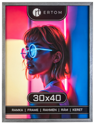 ALPINA 30x40 RAMKA Old Silver