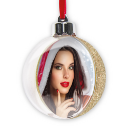 SF105G Bombka świąteczna złota