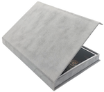 PUDEŁKO 15x21/23 15mm mag. FLOCK welur szary