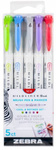 Zakreślacze Zebra Mildliner Cool&Refined 5 kolorów