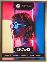 ALPINA 29,7x42 RAMKA Old Gold