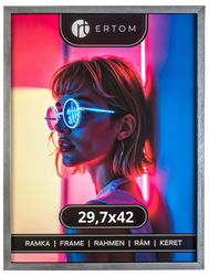 ALPINA 29,7x42 RAMKA Old Silver