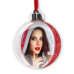 SF105V Bombka świąteczna czerwona