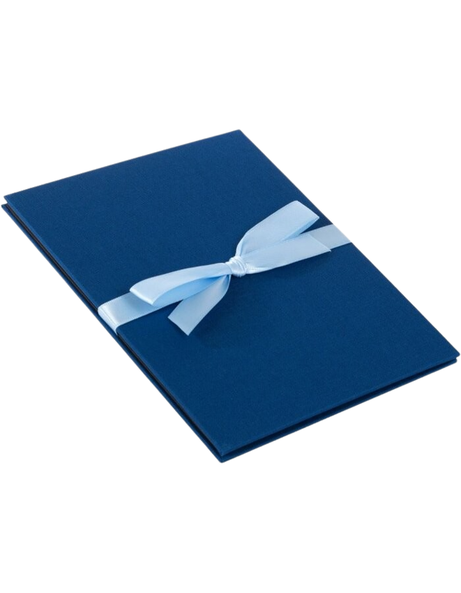 68.916 Leporello BV Album blue